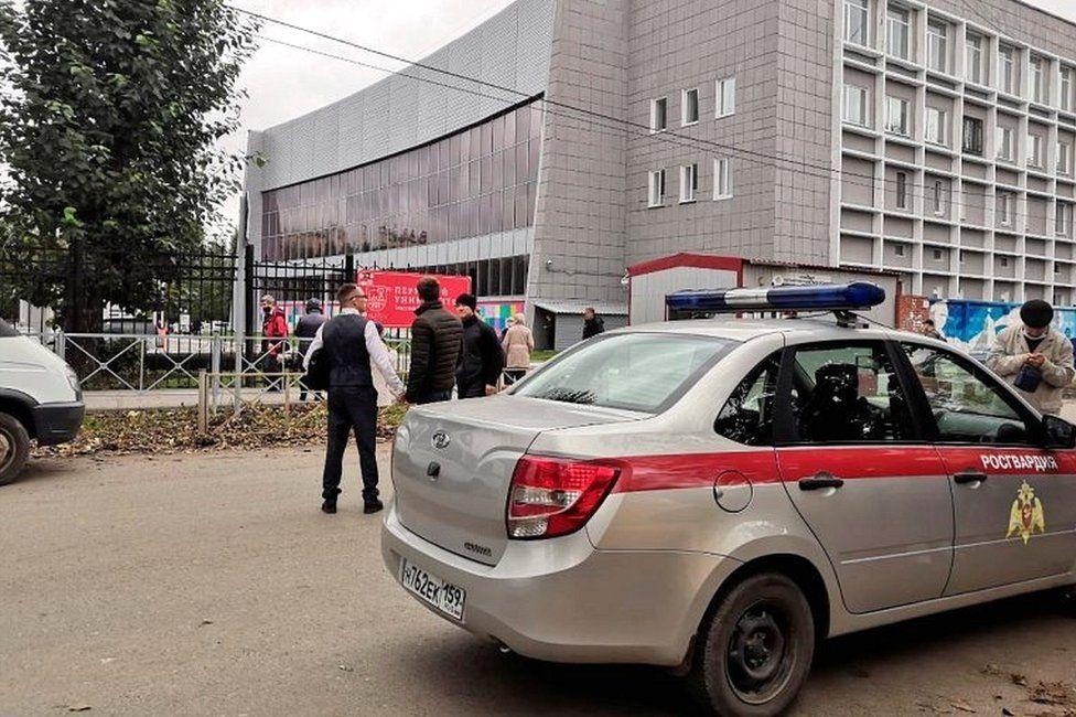 A man opened fire at a university in the Russian city of Perm