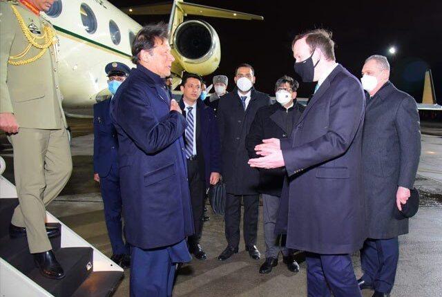 Prime Minister Imran Khan arrived in Russia on a historic two-day visit.