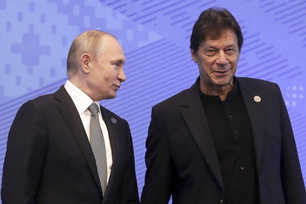 Prime Minister Imran Khan will meet Russian President Vladimir Putin today