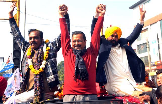 Aam Aadmi Party's chances of winning the Indian Punjab state elections by a landslide