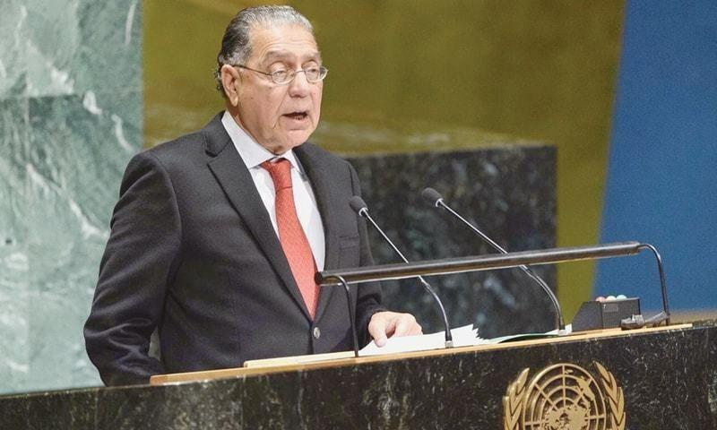 Pakistan has urged the UN Security Council to focus