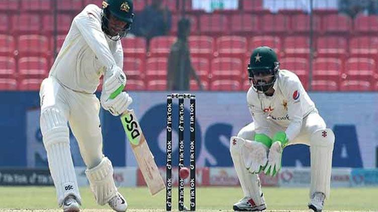 second day of the Lahore Test match