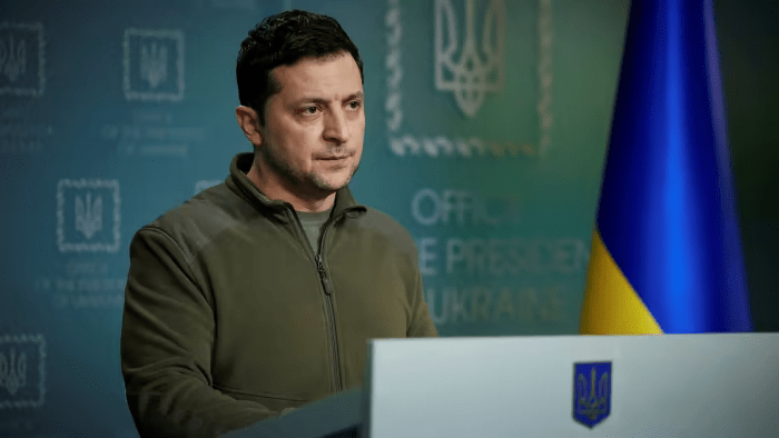 President Volodymyr Zelensky draws the red line for a peace deal with Russia