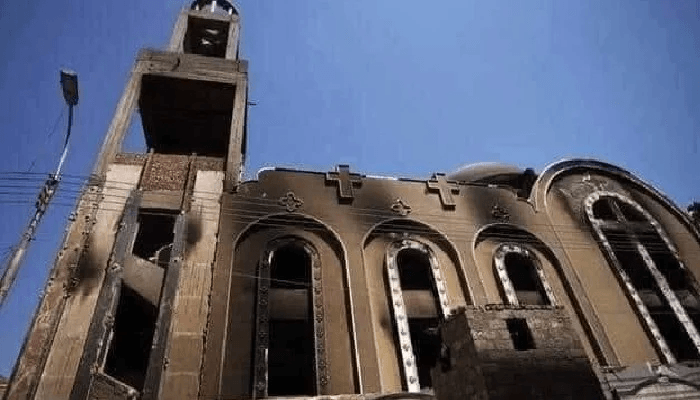 At least 41 people were killed and 14 injured when a fire broke out in a church in the Egyptian capital, Cairo