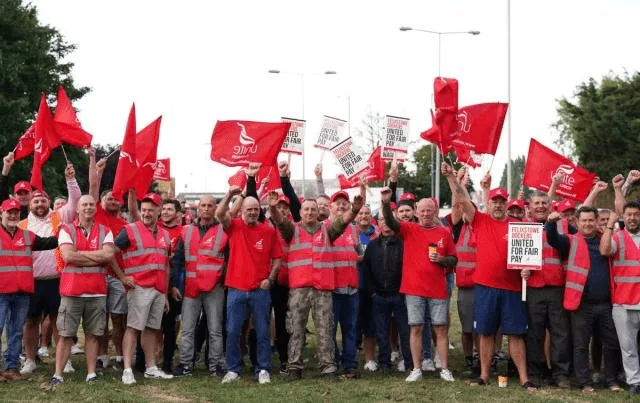 The worst inflation in Britain, port employees also went on strike for salary increase