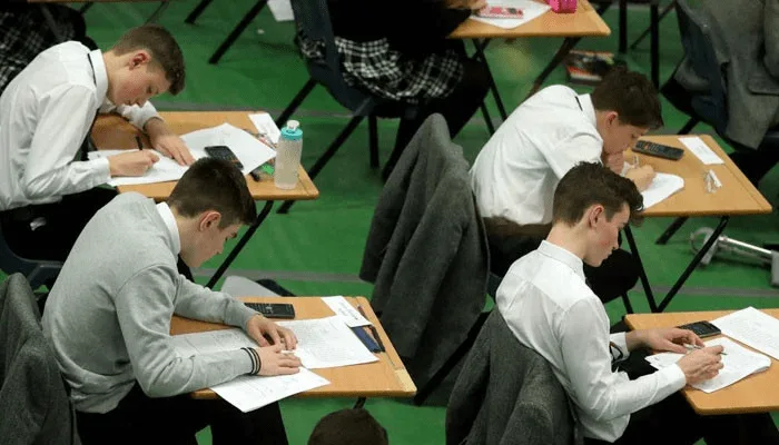 UK, A-level result grades trend down