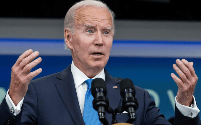Biden's language about the number of US states slipped