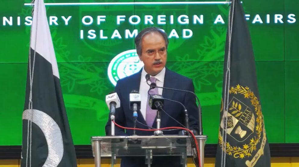 Foreign Office Spokesman Asim Iftikhar
