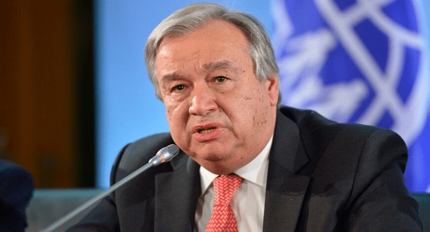 "Extremely shocked by the ban on Afghan girls going to universities," Antonio Guterres