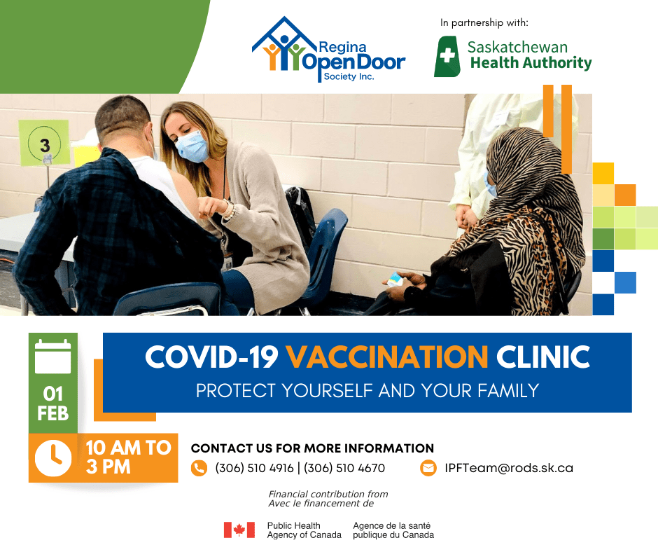 Regina Open Door Society on Covid 19 Vaccination